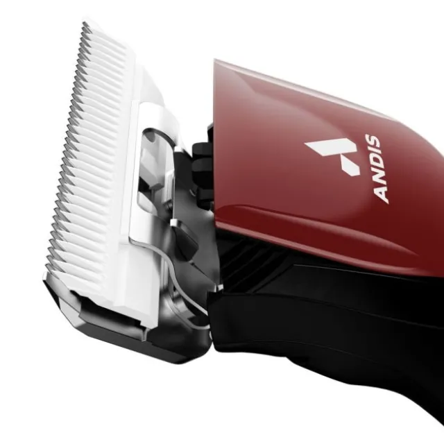 Andis Pulse ZR II Wide Klippmaskin Röd