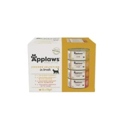 Applaws Cat Chicken Selection in Broth 12x70 g