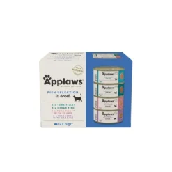 Applaws Cat Fish Selection in Broth Multipack 12x70 g
