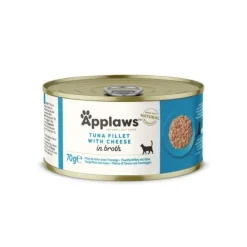Applaws Cat Tuna Fillet & Cheese in Broth 70 g