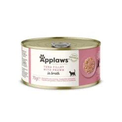 Applaws Cat Tuna Fillet & Prawn in Broth
