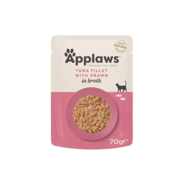 Applaws Cat Tuna & Prawn in Broth 70 g