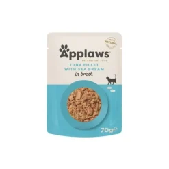 Applaws Cat Tuna & Sea Bream in Broth 70 g