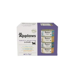 Applaws Cat Variety Selection in Broth 12 x 70 g