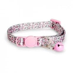 Basic Cat Halsband Rosa Leopard