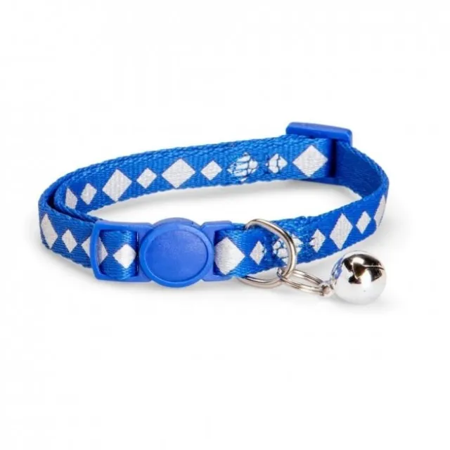 Basic Cat Reflective Check Halsband