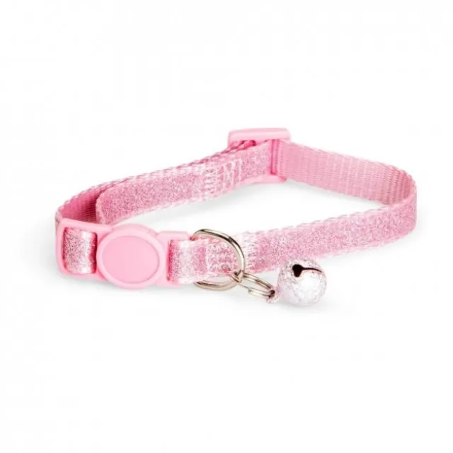 Basic Cat Sparkly Halsband Rosa