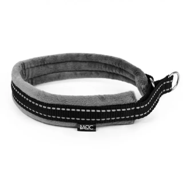 Basic Cosy Halsband Halvstryp Rök