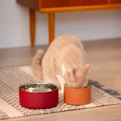Basic DoubleWall Hundskål/Kattskål Brun 400 ml