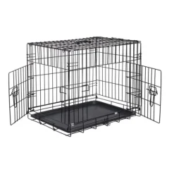 Basic Sturdy Hundbur Metall Svart