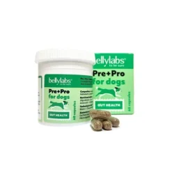 Bellylabs Pre+Pro Gut Health för Hund 60 kapslar