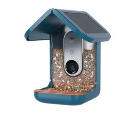 Bird Buddy Fågelmatare med Kamera Blå