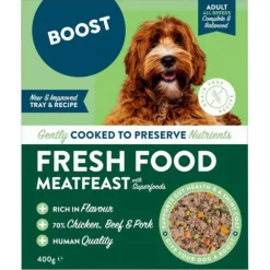 Boost Dog Adult Fresh Meatfeast 400 g