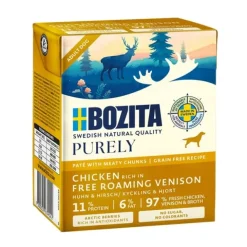 Bozita Dog Adult Purely Paté Hjort 370 g