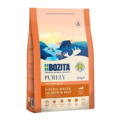 Bozita Dog Adult Small Purely Grain Free Salmon & Beef 2,5 kg