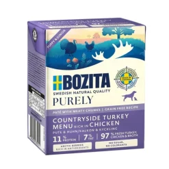 Bozita Purely Paté Puppy & Junior Kalkon 370 g