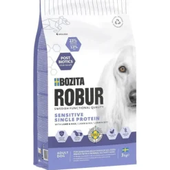 Bozita Robur Dog Adult Sensitive Single Protein Lamm & Ris