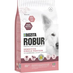 Bozita Robur Dog Adult Sensitive Single Protein Lax & Ris