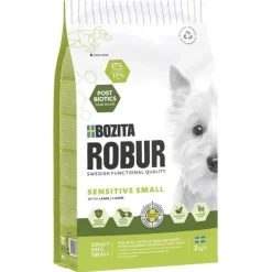 Bozita Robur Dog Adult Small Sensitive Lamm