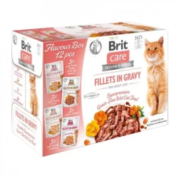 Brit Care Cat Adult Fillets in Gravy Multipack 12x85 g