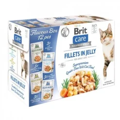 Brit Care Cat Adult Fillets in Jelly Multipack 12x85 g