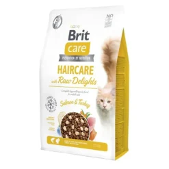 Brit Care Cat Adult Haircare with Raw Delights 2 kg