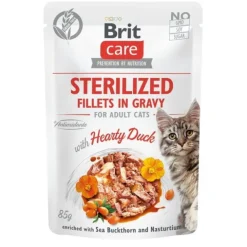 Brit Care Cat Adult Sterilized Duck in Gravy 85 g