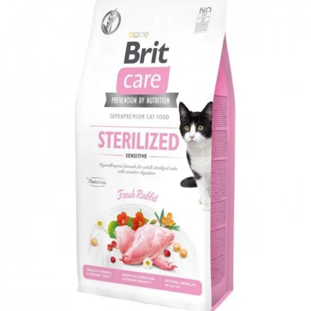 Brit Care Cat Grain Free Sterilized Sensitive Fresh Rabbit