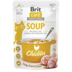 Brit Care Cat Soup Chicken 75 g