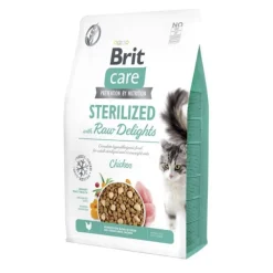 Brit Care Cat Sterilized with Raw Delights 2 kg
