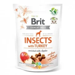 Brit Care Crunchy Snack Insects Turkey 200 g