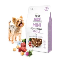 Brit Care Dog Mini Adult Raw Delights Beef 2 kg