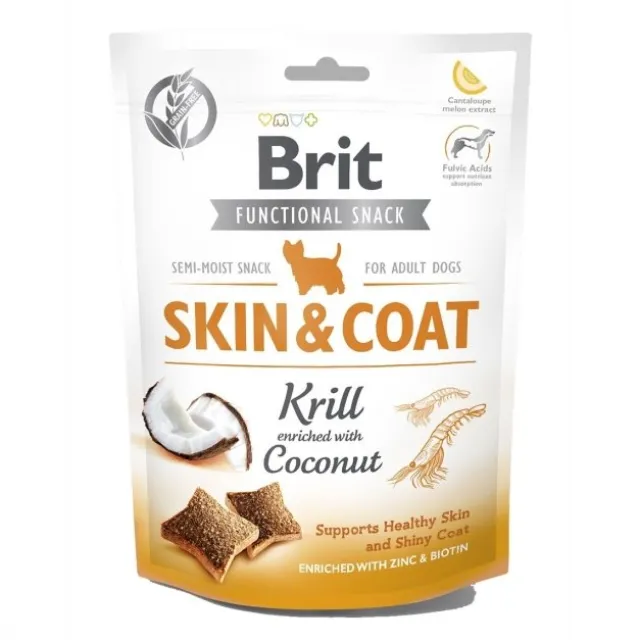 Brit Care Functional Snack Skin &Coat Krill 150 g