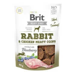 Brit Care Meaty Jerky Coins Rabbit 80 g
