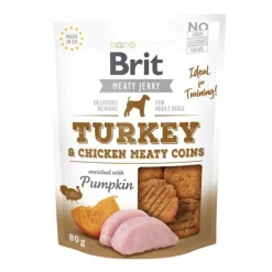 Brit Care Meaty Jerky Coins Turkey