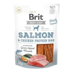 Brit Care Meaty Jerky Proteinbar Salmon 80 g