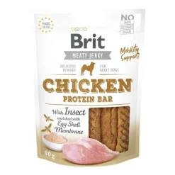 Brit Care Meaty Jerky Proteinbar Chicken Insect 80 g