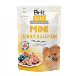 Brit Care Mini Rabbit & Salmon in Gravy 85 g