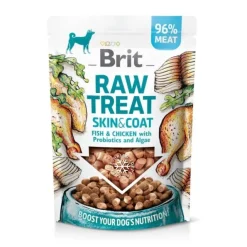 Brit Care Raw Treat Dog Skin & Coat Kyckling, Fisk & Gris 40 g