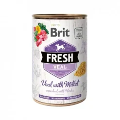 Brit Fresh Cans Veal with Millet 400 g