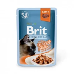Brit Premium Cat Adult Turkey Fillets in Gravy 85 g