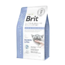 Brit Veterinary Diet Cat Grain Free Calm & Stress Relief Salmon & Pea