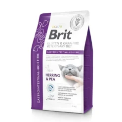 Brit Veterinary Diet Cat Grain Free Gastrointestinal High Fibre Herring & Pea