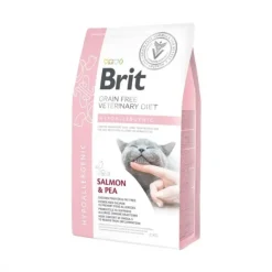 Brit Veterinary Diet Cat Hypoallergenic Grain Free Salmon & Pea