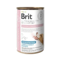 Brit Veterinary Diet Dog Hypoallergenic Monoprotein Tuna & Sweet potato 400 g