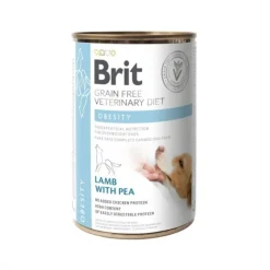 Brit Veterinary Diet Dog Obesity Grain Free Lamb & Pea 400 g