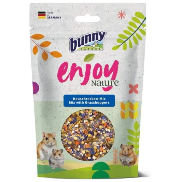 Bunny Enjoy Nature Mix med Gräshoppor 50 g