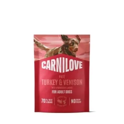 Carnilove Dog Adult Turkey & Venison with Strawberry leaves Paté 300 g