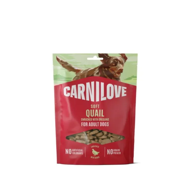 Carnilove Dog Soft Snack Quail with Oregano 200 g