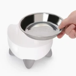 Catit Pixi Combo Kit Vattenfontän & Upphöjd Matskål Vit
